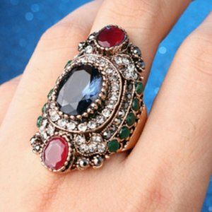 🎁 NWOT Large Turkish Style Boho Ring